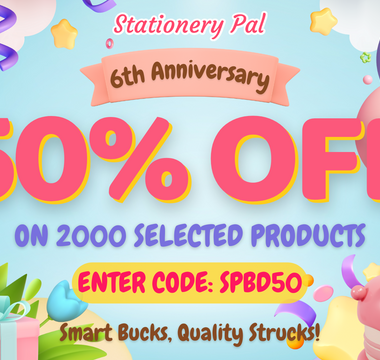 🎈Let's party with a bang! Enjoy 50% off select products!🌟