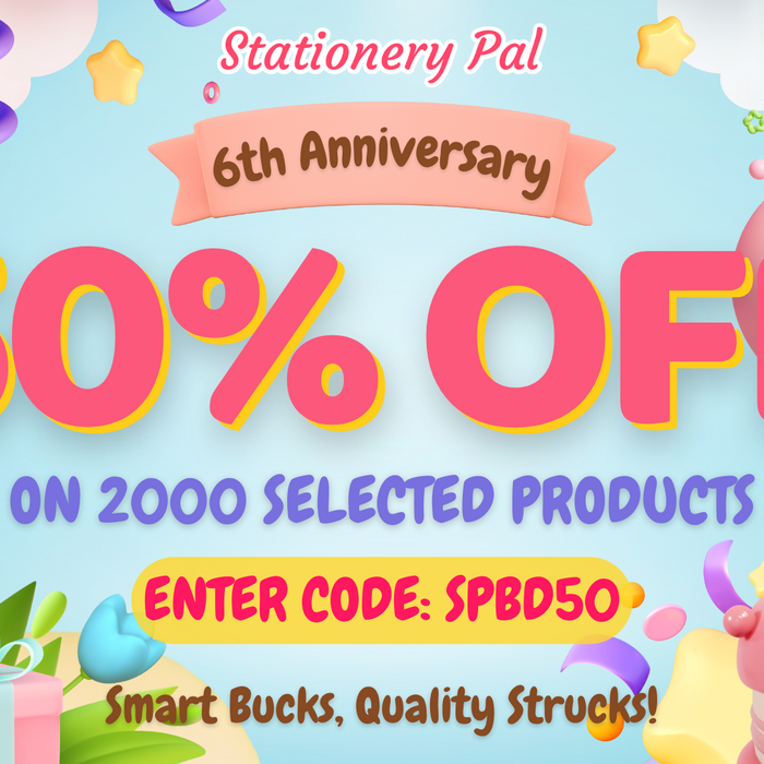 🎈Let's party with a bang! Enjoy 50% off select products!🌟