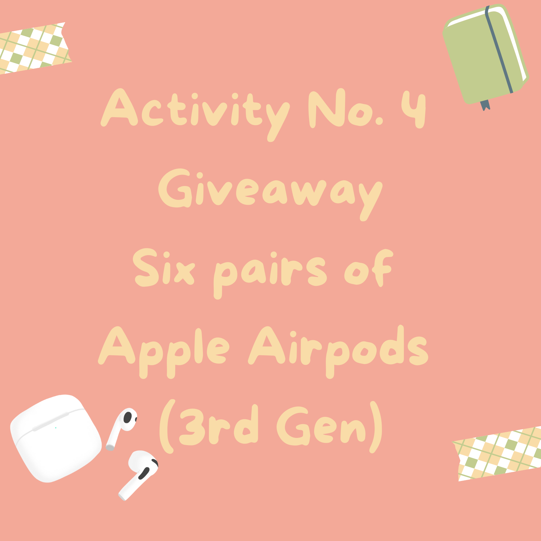 Apple AirPods (3rd Gen) Giveaway!! 6 winners!! 🎧🎧🎧🎧🎧🎧