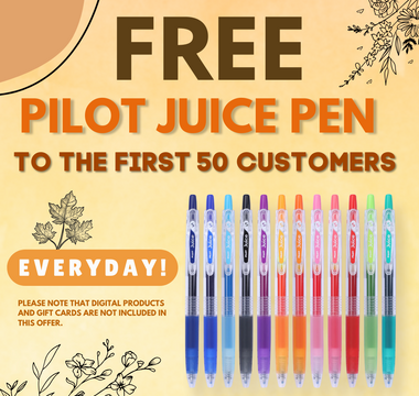 Get Your FREE Pilot Juice Pen at Stationery Pal Today!✨