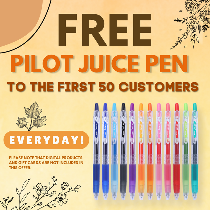 Get Your FREE Pilot Juice Pen at Stationery Pal Today!✨