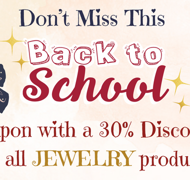 All Jewelry Products are 30% Off!