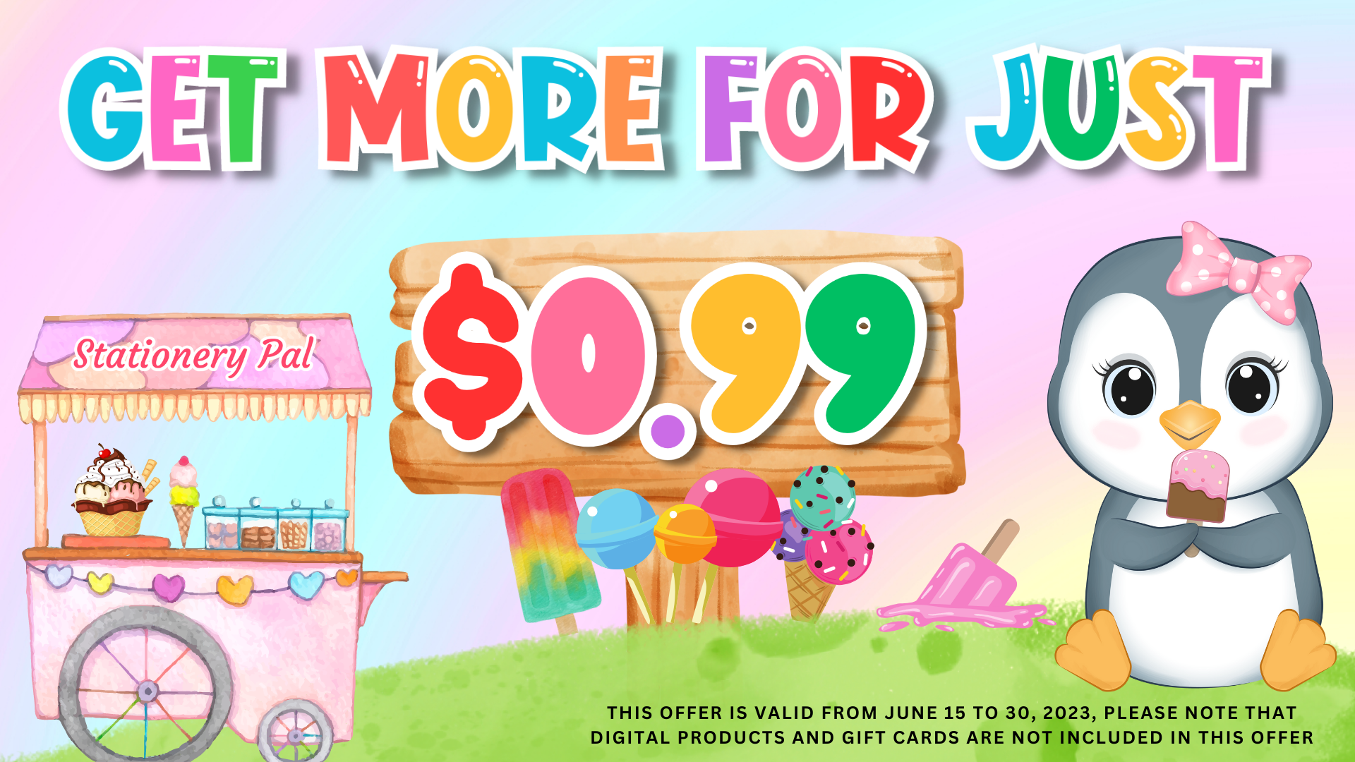 🥰Get More Sweet Surprises for Just $0.99!