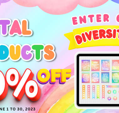 🌈 Celebrate diversity with 50% off digital products🌈