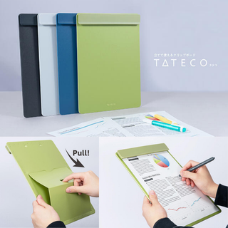 Nakabayashi’s A4 stand clipboard holds up to 30 sheets, stands on its own, and keeps papers neat for students, professionals, and stationery lovers anywhere.
