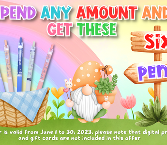 🌈Spend Any Amount and Get These Six Beautiful Pens🎉