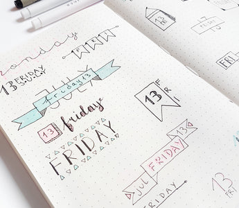 Bullet Journal Headers