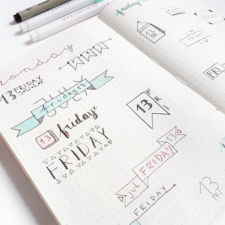 Bullet Journal Headers