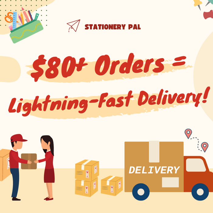 US Customers: $80+ Orders = Lightning-Fast Delivery!