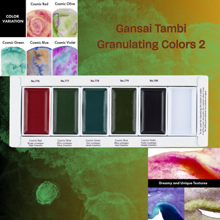 Magic in Every Drop: Kuretake’s New Granulating Gansai Paint Set Is Here! ✨🖌️