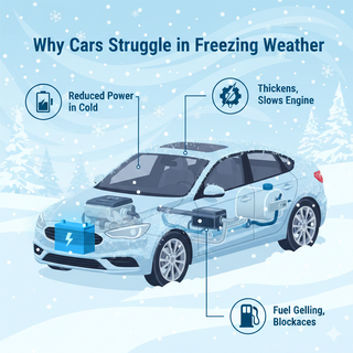 How to Start a Car in Freezing Cold Winter Weather