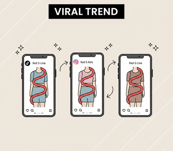 What Is the Red “S-Line” Trend on Instagram and TikTok?