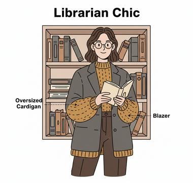 📚 Librarian Chic: The Nerdy Vintage Look Taking Over