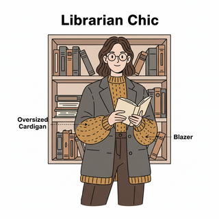 📚 Librarian Chic: The Nerdy Vintage Look Taking Over