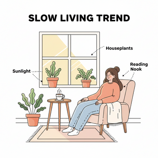 🌿 The Slow Living Trend: What It Is and Why It’s Everywhere Right Now