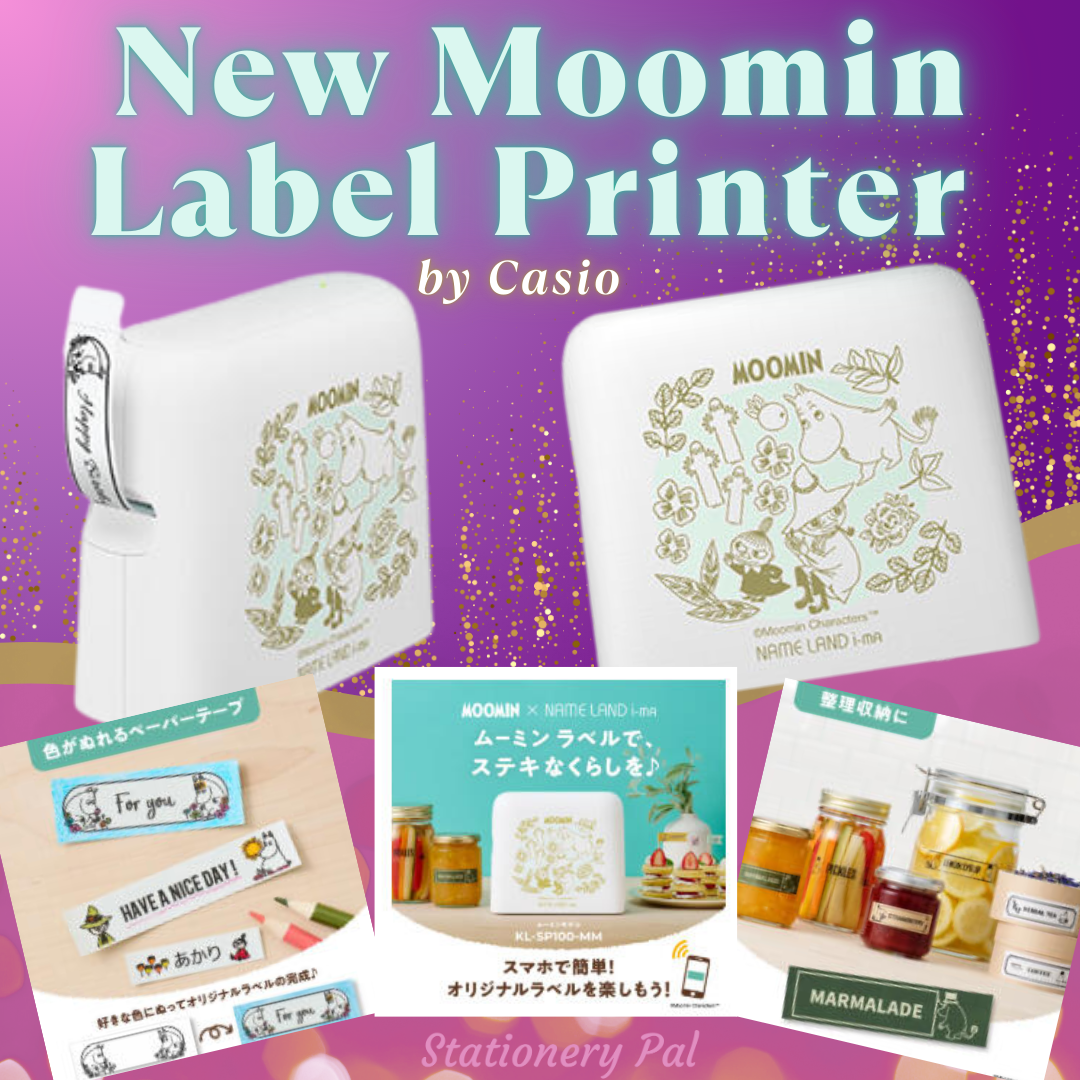 New Moomin Label Printer by Casio – Stationery Pal