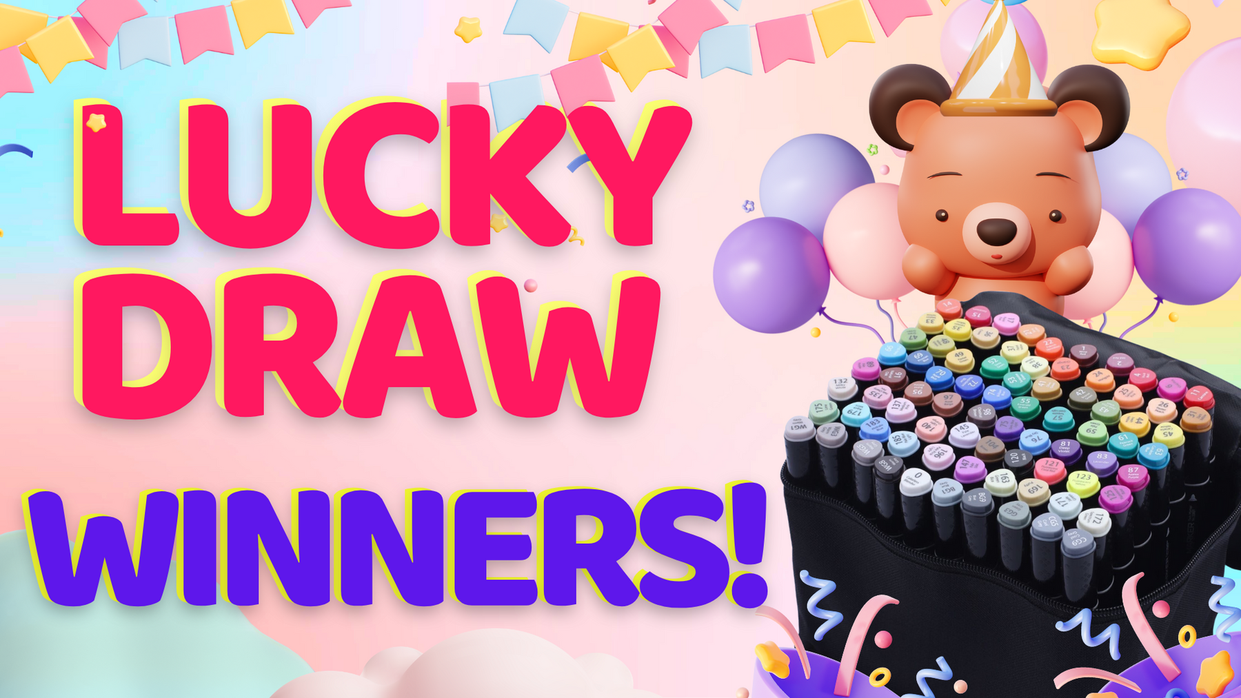 🎉Stationery Pal 6th Anniversary Lucky Draw Winners🎉