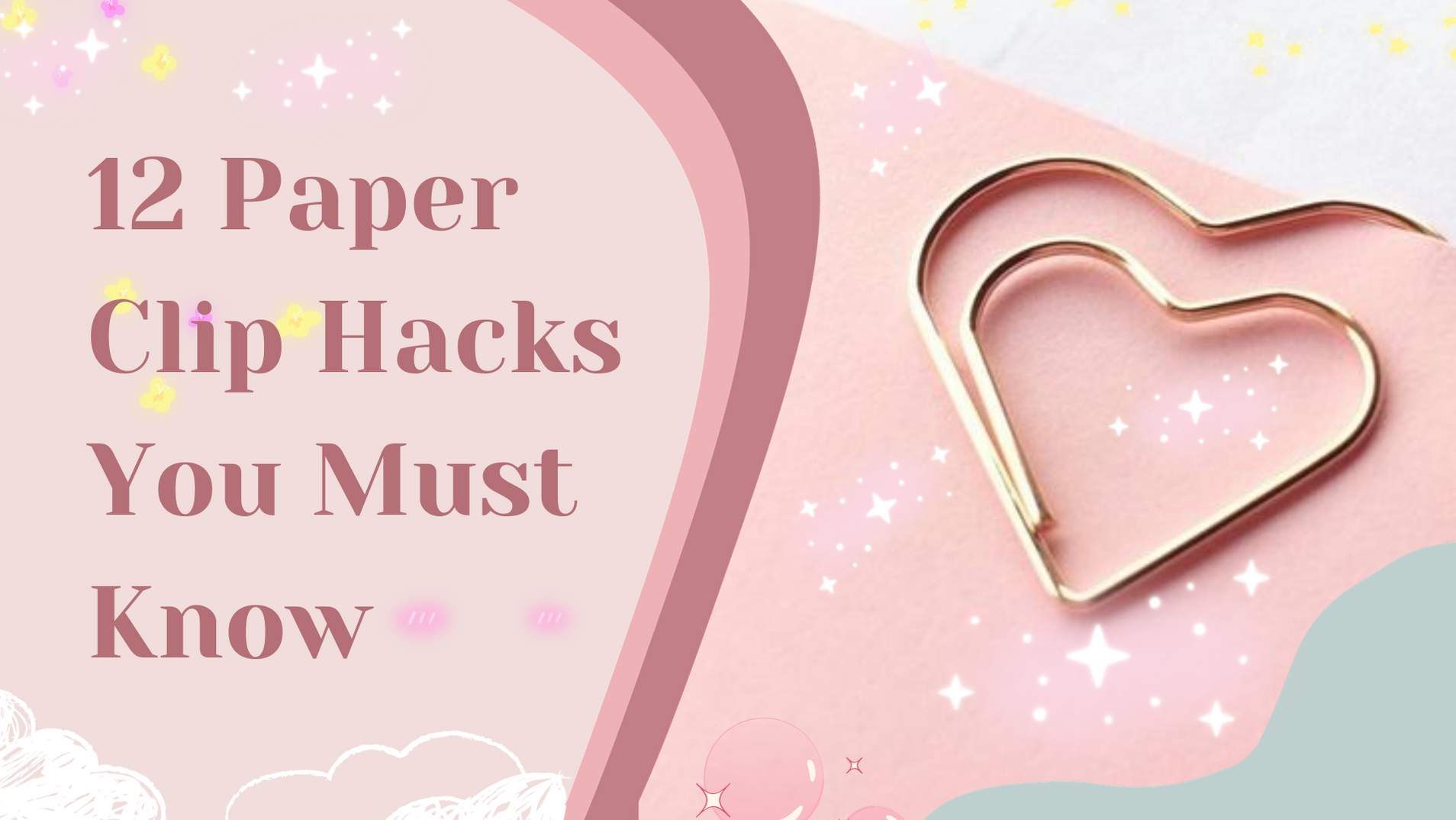 12 Paper Clips Hacks You Must Know! — Stationery Pal