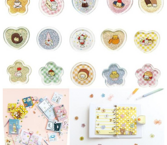 San-X new stationery release 2025 featuring Rilakkuma, Sumikko Gurashi, and classic San-X characters with kawaii stickers, fun binders, notebooks, and chocolate-inspired keychains.
