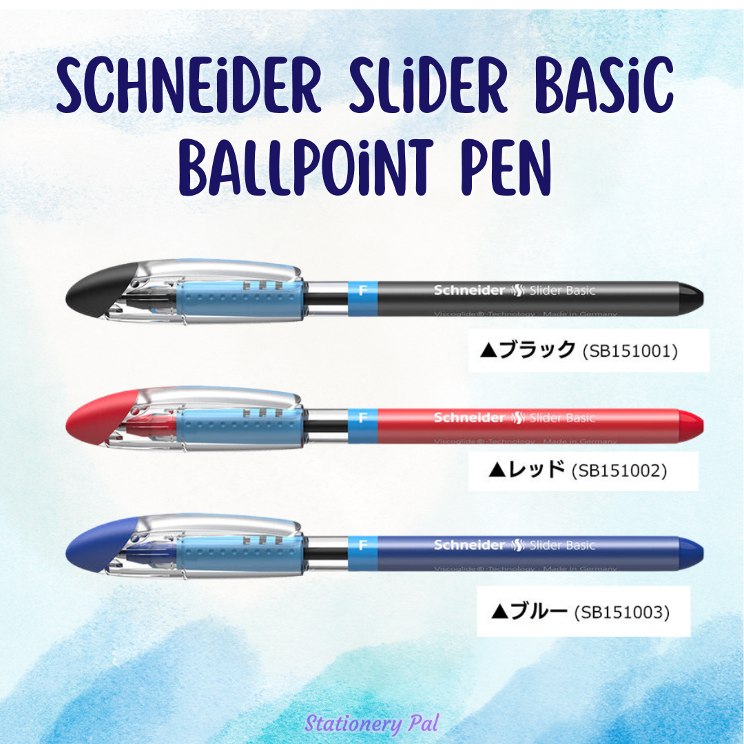 Basic Ballpens Schneider Slider Basic Review: Smoothest Ballpoint Pen of 2025 ...