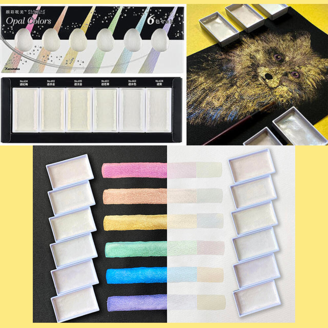 Gansai Tambi Opal Colors: Shimmering New 6-Color Set – Stationery Pal