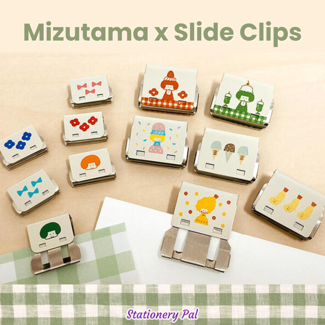 Mizutama x Slide Clips: Cute and Functional Stationery – Stationery Pal