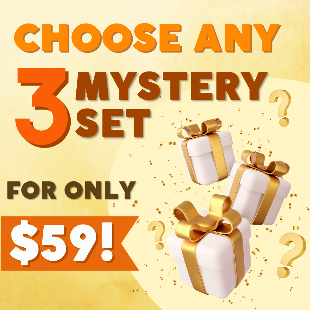 3 Mystery Sets for Only $59!