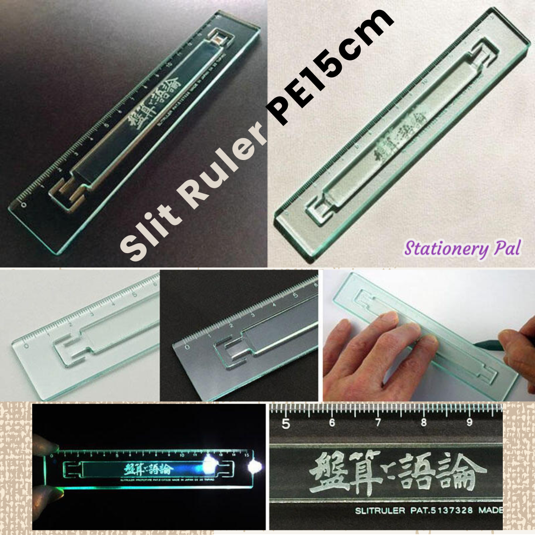 Draw with Purpose: Japan’s Inspirational Slit Ruler – Stationery Pal