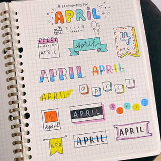 🎂April 2022 Cute Title Ideas + Banner Ideas + Dividers