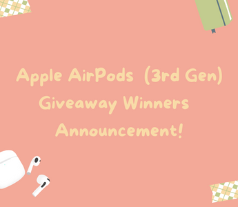 Apple AirPods (3rd Gen) Giveaway Winners Announcement!🎧