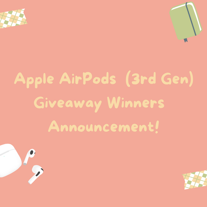 Apple AirPods (3rd Gen) Giveaway Winners Announcement!🎧