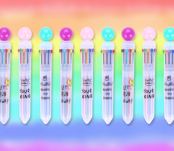 Get A Free Rainbow 8 Color Multifunction Pen For Order Over 35USD