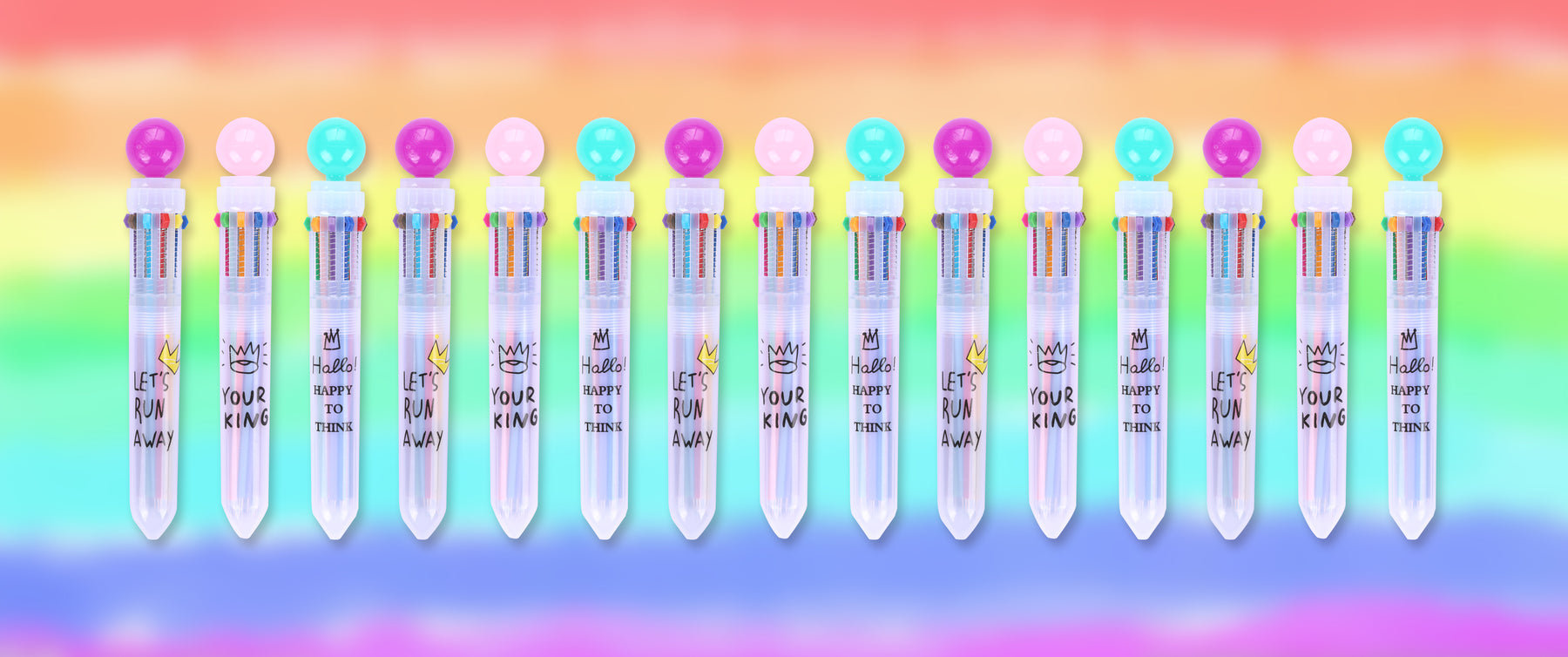 Get A Free Rainbow 8 Color Multifunction Pen For Order Over 35USD