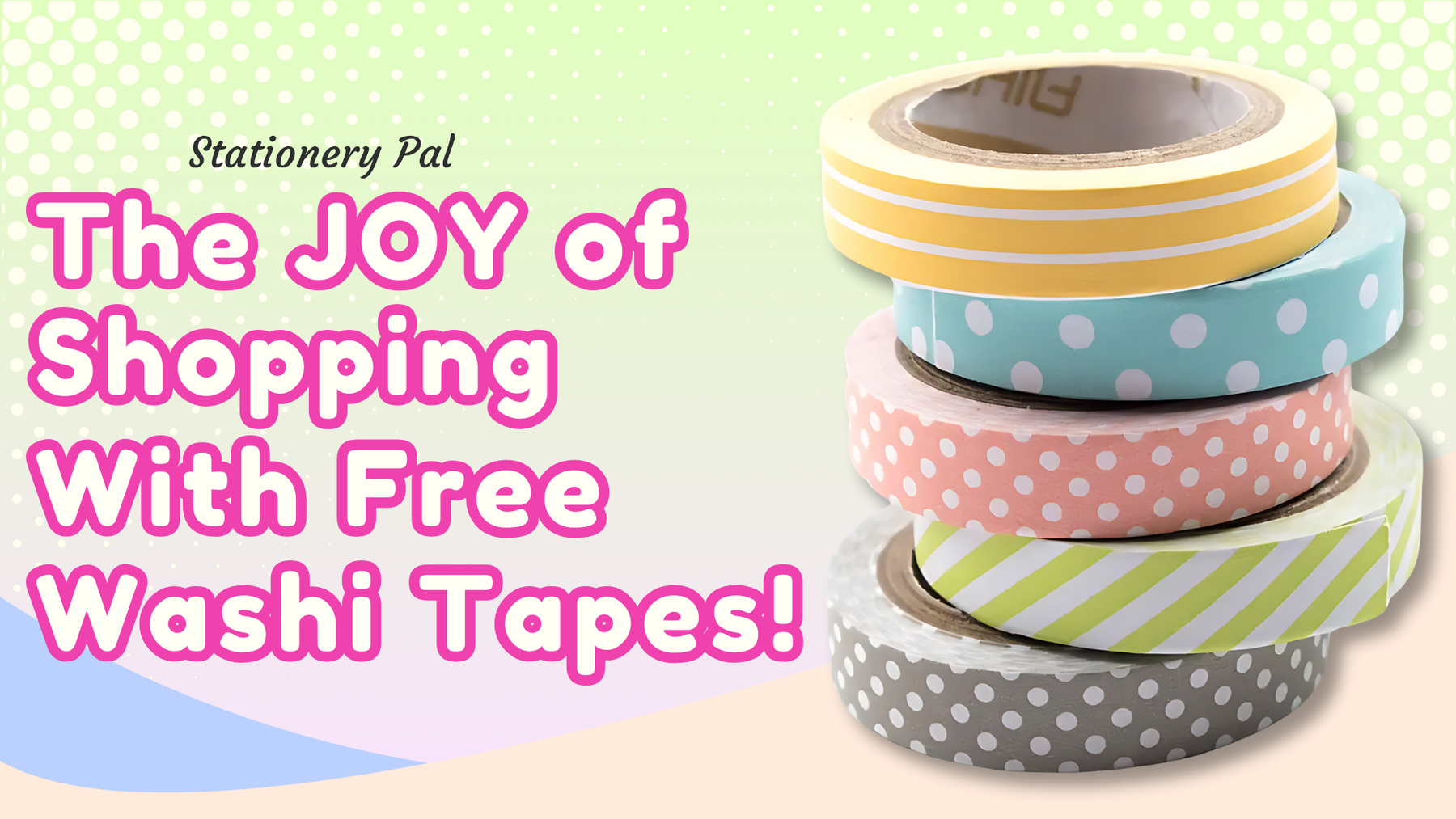 🌟The JOY of Shopping with Free Washi Tapes!✨