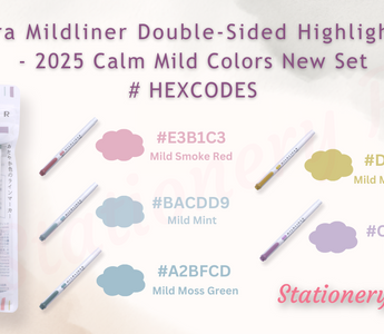 Mild Color Code 😍Brighten Your Notes! Free Zebra Mildliner Hex Codes for the 2025 Calm ...