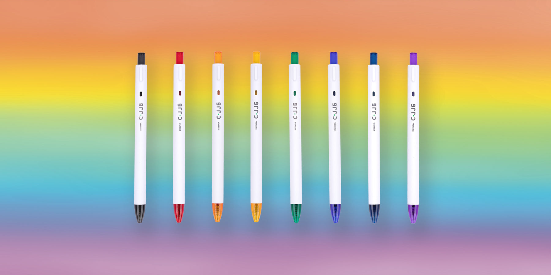 🏳️‍🌈A Free Zebra Rainbow Gel Pen is All yours When You Purchase Above 40 USD