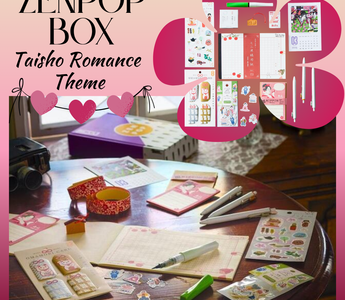 Zenpop ZenPop February Box: Taisho Romance Japanese Stationery – Stationery Pal