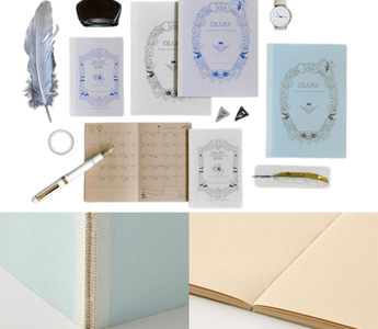 2026 Pandafull Life bamboo paper diary with adorable panda design, made from 100% Japanese bamboo paper. Eco-friendly planner perfect for fountain pens and eco-conscious stationery lovers.