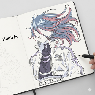 How to Draw Huntr/x Fan Art in Anime Style