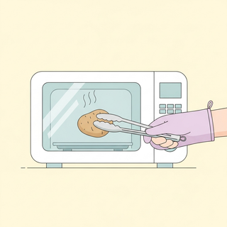 Easy Microwave Baked Potato (In 10 Minutes or Less!)