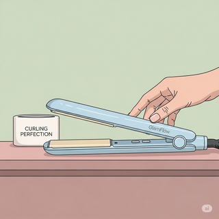 Curl Your Hair with a Flat Iron