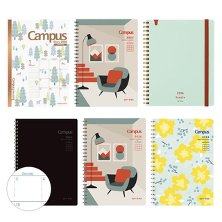KOKUYO Campus Diary 2026 featuring cute Japanese planner designs, smooth paper, and colorful covers. Perfect for students, professionals, and stationery lovers who enjoy organized, creative planning.