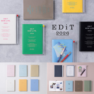 EDiT Planner 2026 with smooth writing paper, stylish covers, and flexible layouts. Perfect for journaling, planning, and boosting creativity in daily life.