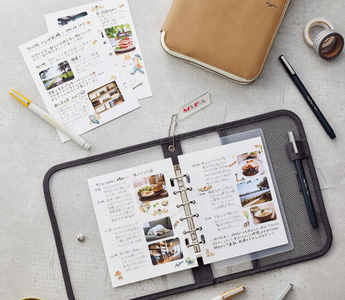 Myfa Series 5 stationery collection featuring binders, pens, customizable journal pages, and storage solutions for fans and collectors to organize their life logs and favorite items.