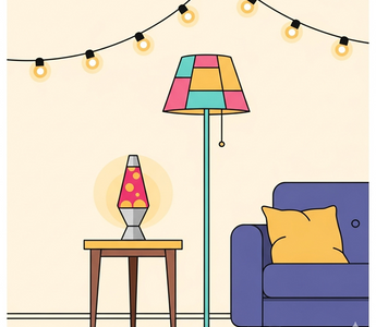 How to Create a 90s Nostalgic Living Room Design