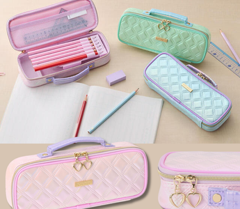 Top Liner Pen Case: Cute Quilted Design for Kids and School