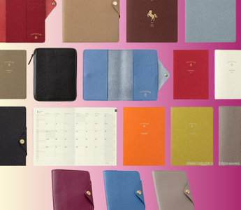  Photo of the 2026 TOUCH and FLOW Diary with new monthly and weekly layouts, limited edition leather covers, and soft colors. Perfect for fans of Japanese stationery and 2026 planners.