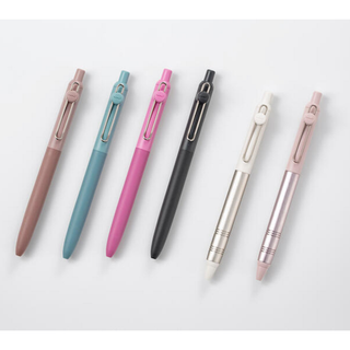 New uniball ZENTO pen collection featuring nature-inspired colors by Mitsubishi Pencil. Smooth-writing Japanese pens designed for comfort, relaxation, and everyday creativity.