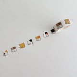 Cat Paw And Bear Washi Tape 5 m