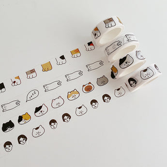 Cat Paw And Bear Washi Tape 5 m